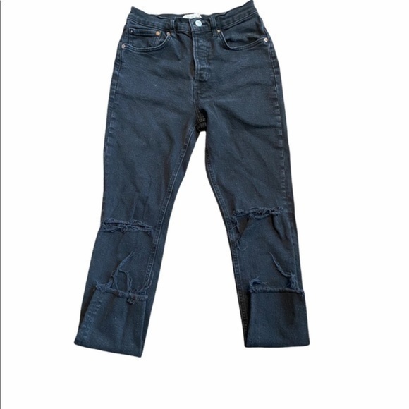 We the free Stella skinny button fly ripped knee - Picture 3 of 9